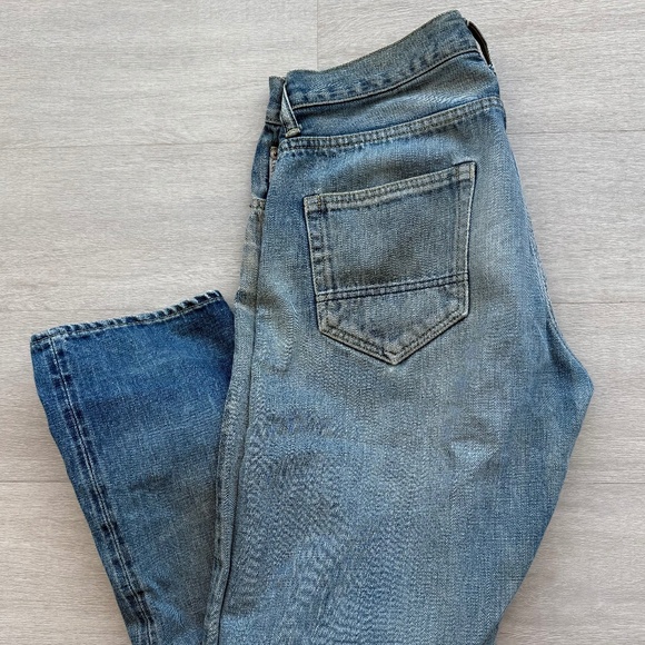 FDMTL Japanese Selvedge Jeans Made in Japan Heavy Distressed SLIM FIT 30 x 32 - Picture 2 of 8